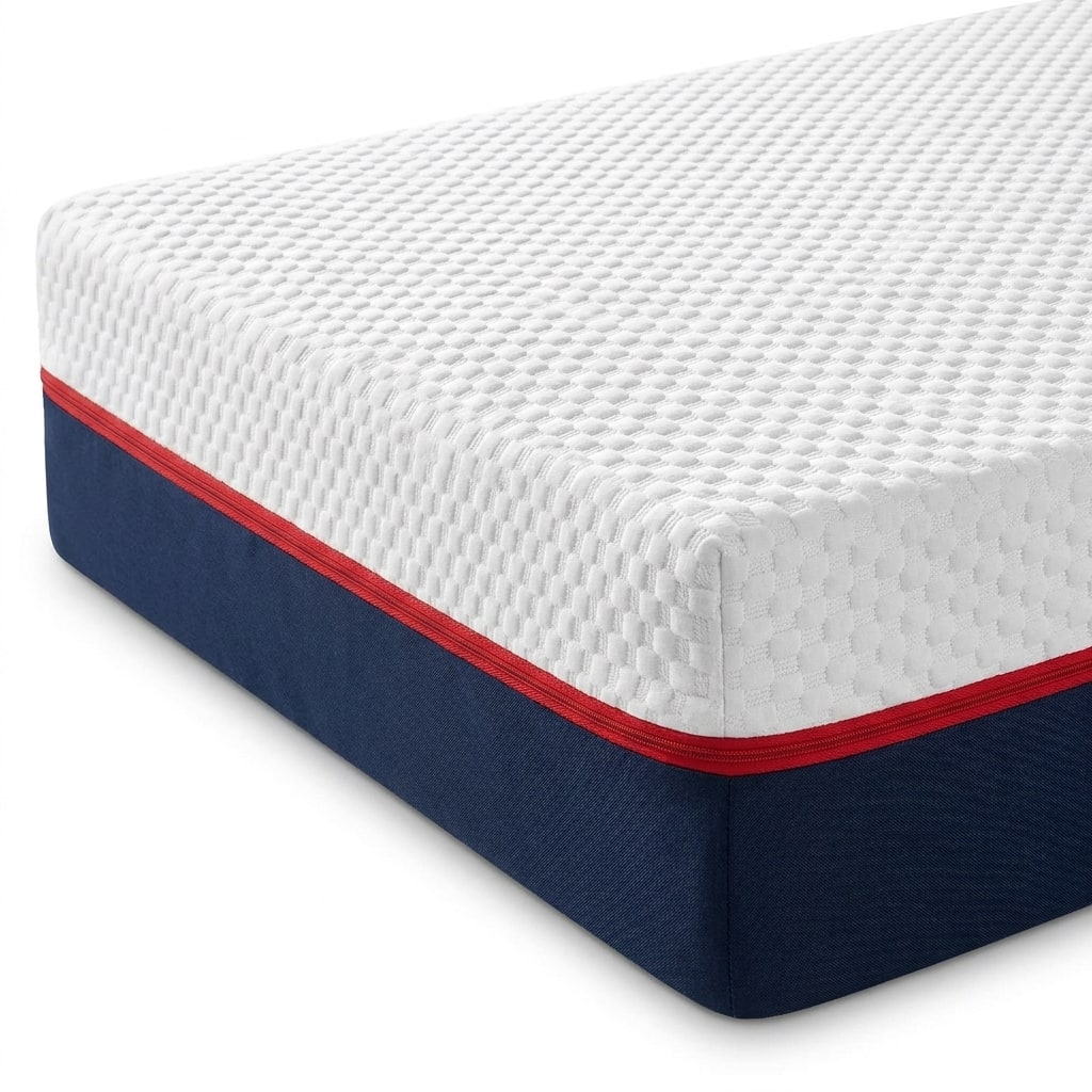 Waffle Knit Zip Mattress Cover — image 1